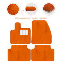 Premium Sheepskin Floor Mats for Range Rover Evoque (2016-2024)