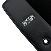 ER56 Design Black Floor Mats for Lincoln Zephyr (1936-1940) Sedan with Leather