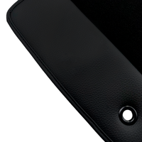 Black Floor Mats for Lincoln Nautilus (2019-2024) SUV with Leather | AutoWin