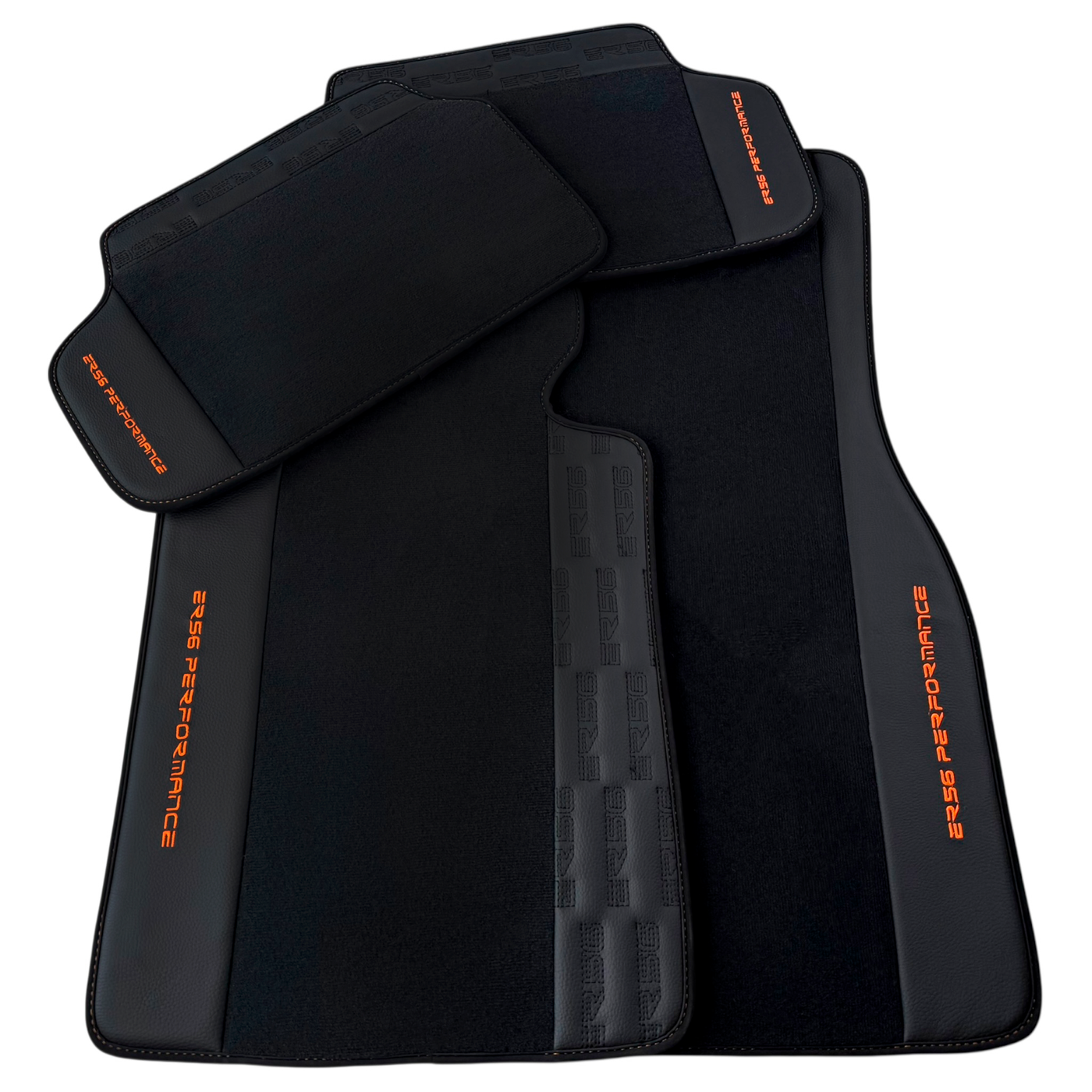 Black Car Floor Mats with Leather for BMW i8 Series l12 I15