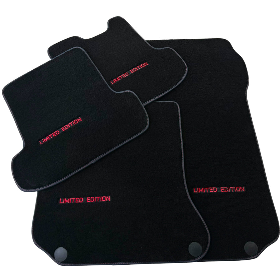 Black Floor Mats For Mercedes Benz A-Class W177 Hybrid (2019-2023) | Limited Edition