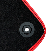 Red Sheepskin Floor Mats for Bentley Bentayga (2015-2023)