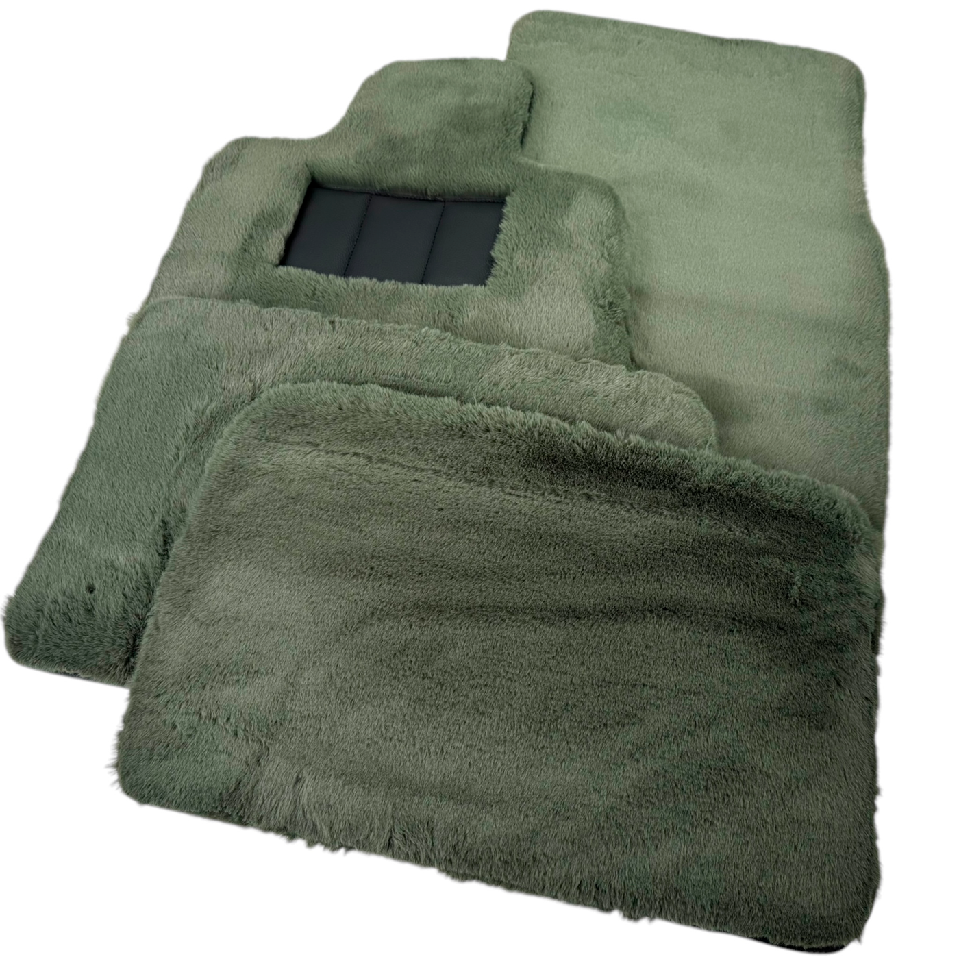 Light Green Sheepskin Floor Mats for Rolls-Royce Cullinan (2018-2025)