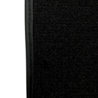 Black Floor Mats for Chevrolet Spark Hatchback (2013-2015) with Leather | AutoWin