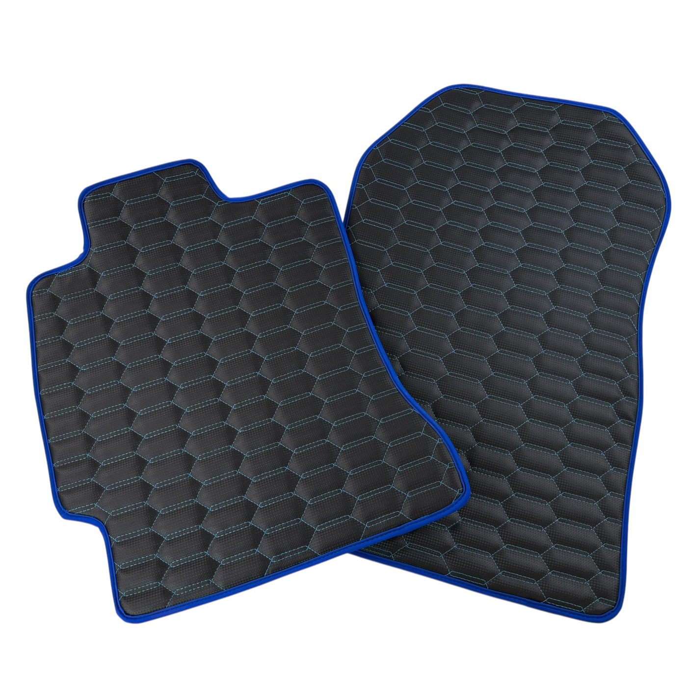 Premium Carbon Fiber Leather Floor Mats for Toyota GT86 (2012-2021)
