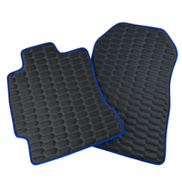 Premium Carbon Fiber Leather Floor Mats for Toyota GT86 (2012-2021)