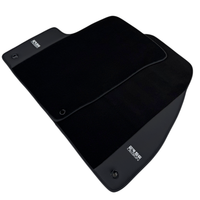 ER56 Design Black Floor Mats for Chevrolet Epica (2006-2011) with Leather