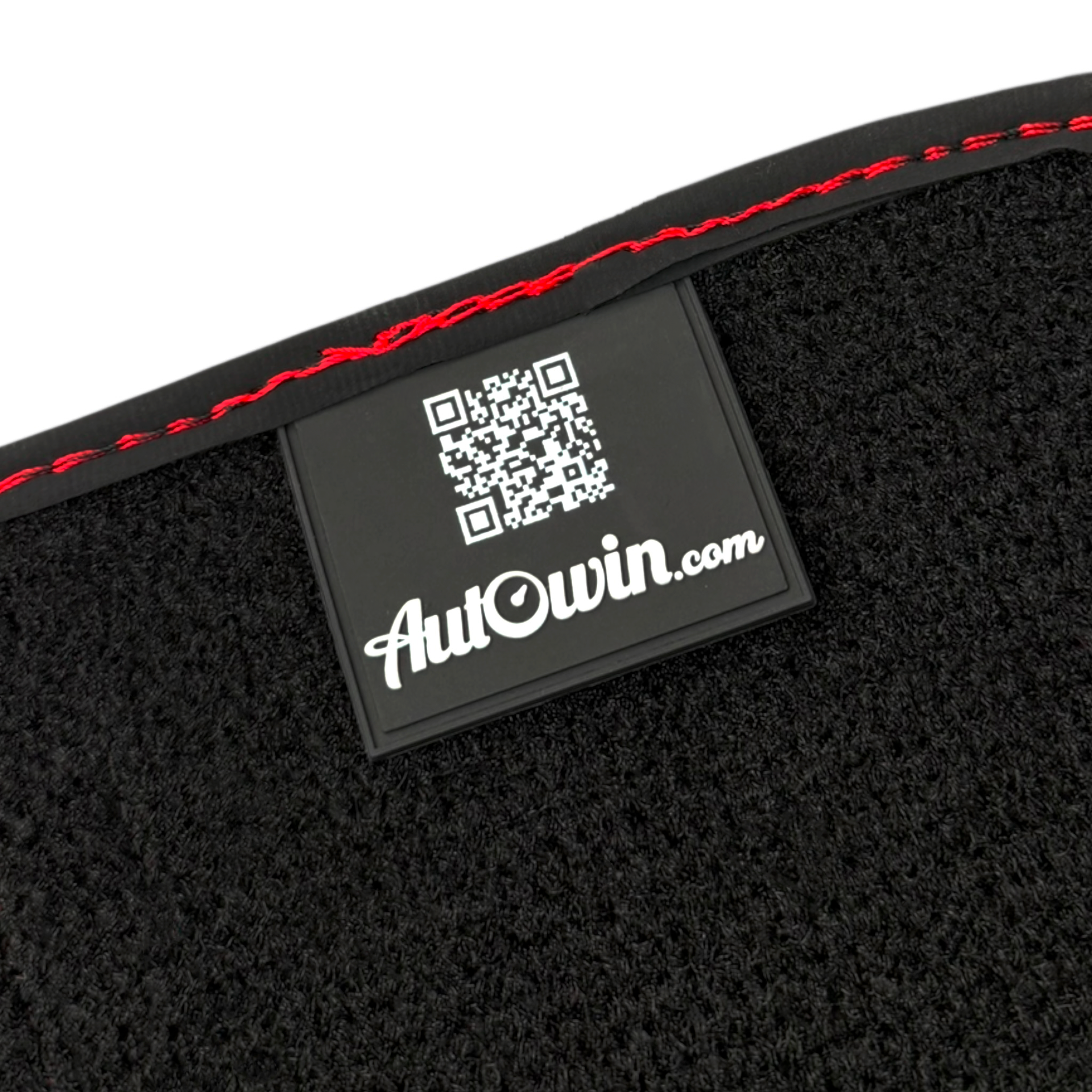 Black Car Floor Mats with Leather Line for Ferrari 488 GTB (2016-2022) | Various Colors