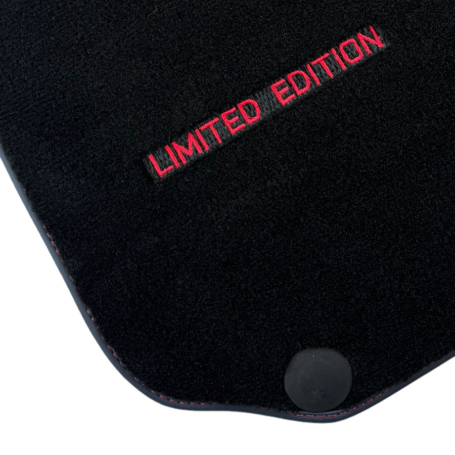 Black Floor Mats For Mercedes Benz A-Class W177 Hatchback Hybrid (2019-2023) | Limited Edition