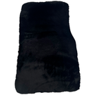 Black Sheepskin Floor Mats for Rolls-Royce Spectre (2023-2024) Orange Leather Trim