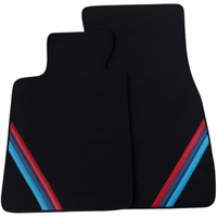 Customizable M-Performance Colors Black Floor Mats for BMW iX (2022-2024)