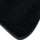 Black Floor Mats for Jaguar F-Type (2020-2024) with Leather - AutoWin
