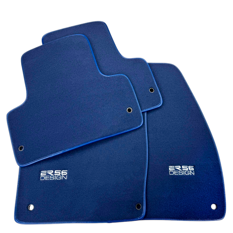 Dark Blue Floor Mats for Lincoln MKX (2011-2015) SUV by ER56 Design