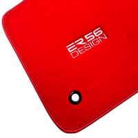 Red Floor Mats for Chevrolet Corvette C4 (1984-1996) by ER56 Design