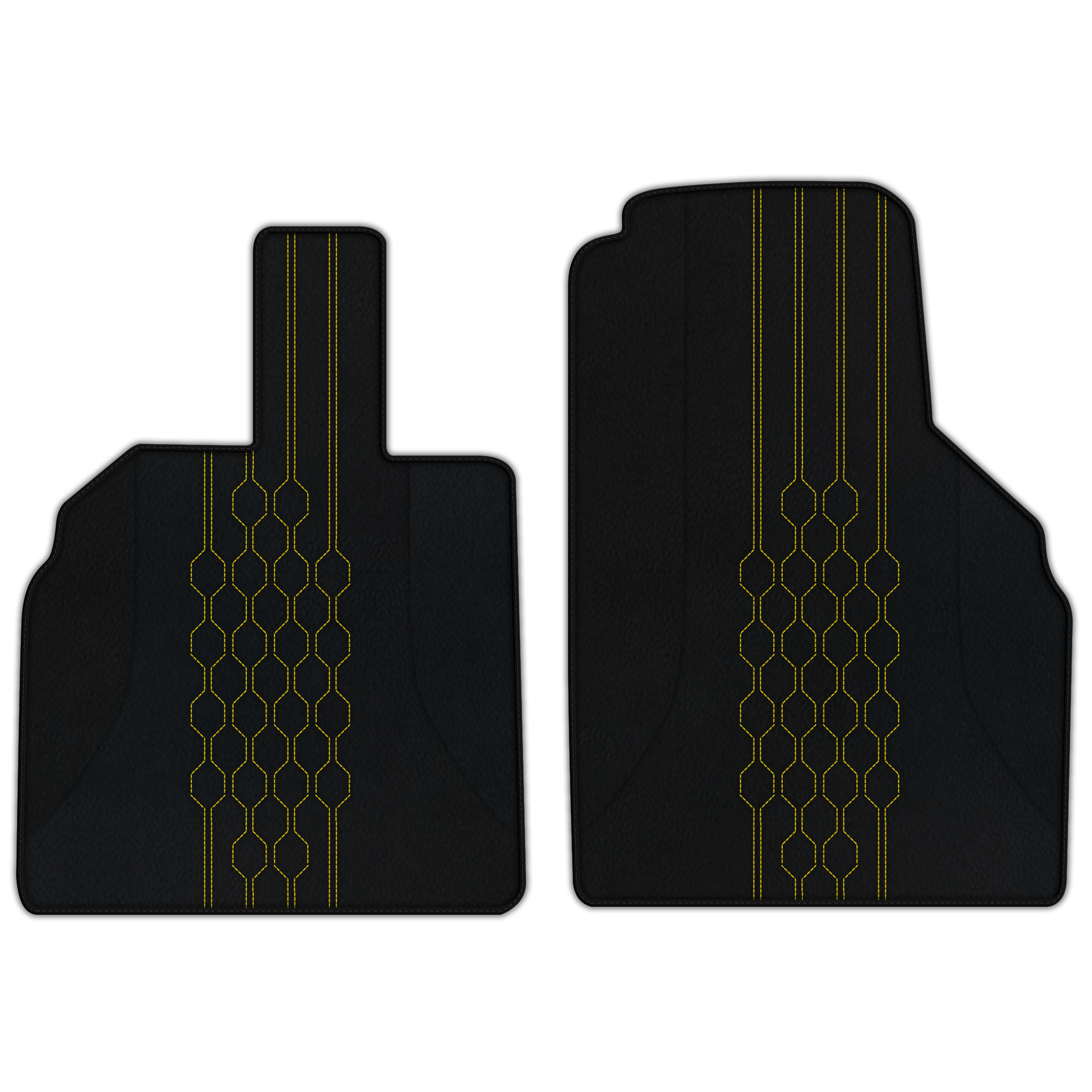 Customizable Leather Floor Mats with AW20 Pattern for Lamborghini Aventador (2012-2022) - AutoWin