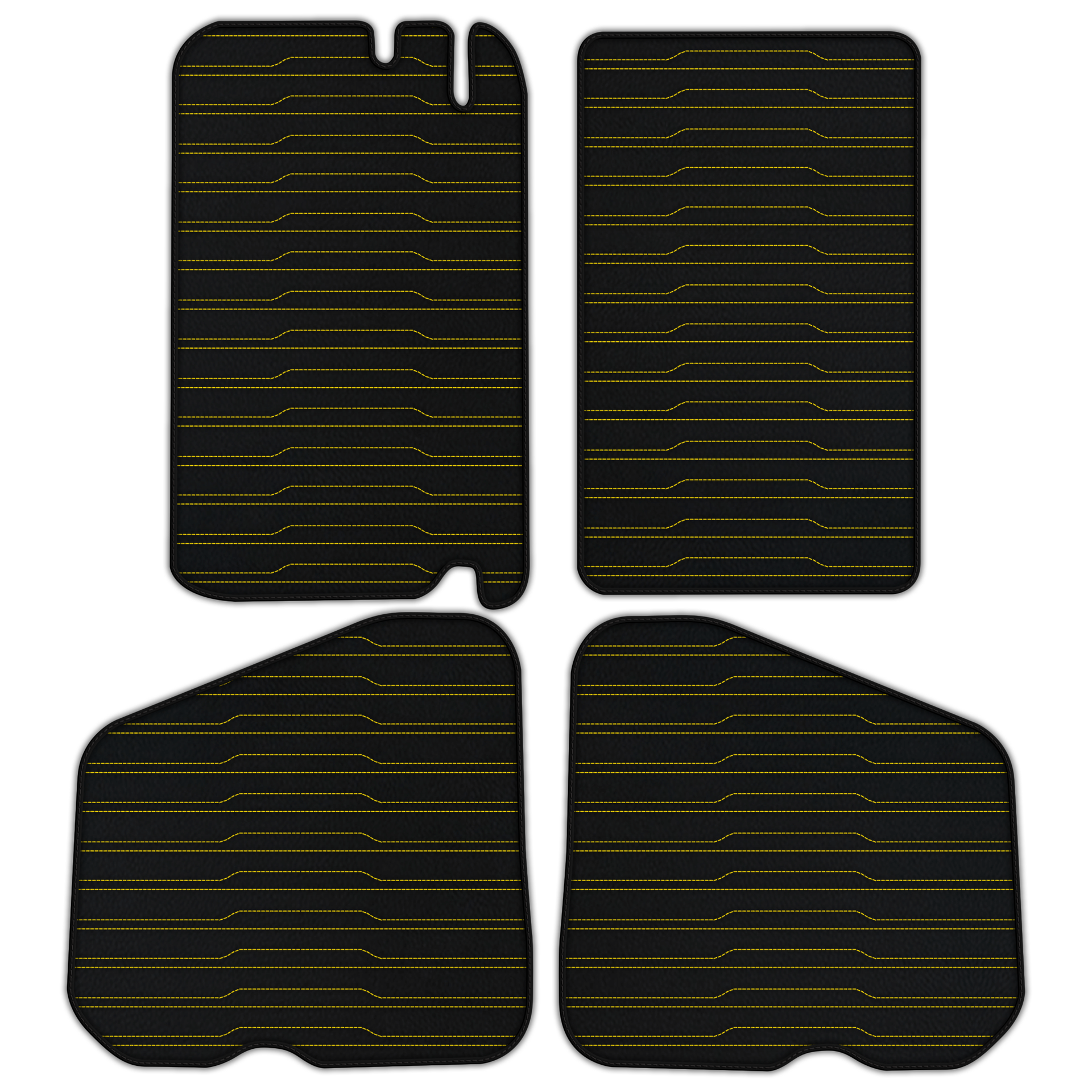 Custom Leather Floor Mats for Rolls Royce Shadow (1965-1977)