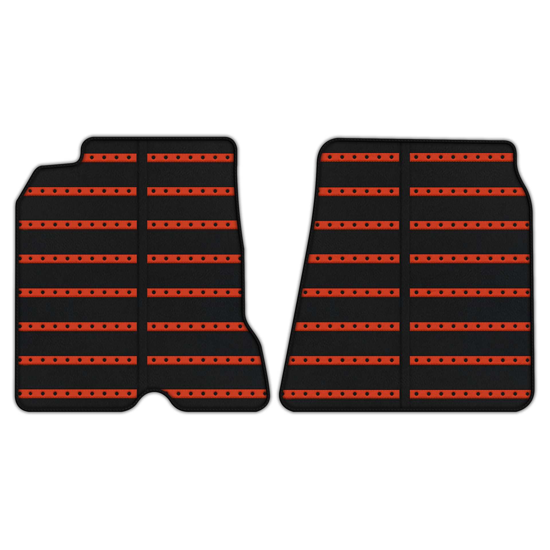 Customizable Leather Trunk Floor Mats with Interlaced Hex Pattern for Ferrari California T (2015-2018) - AutoWin