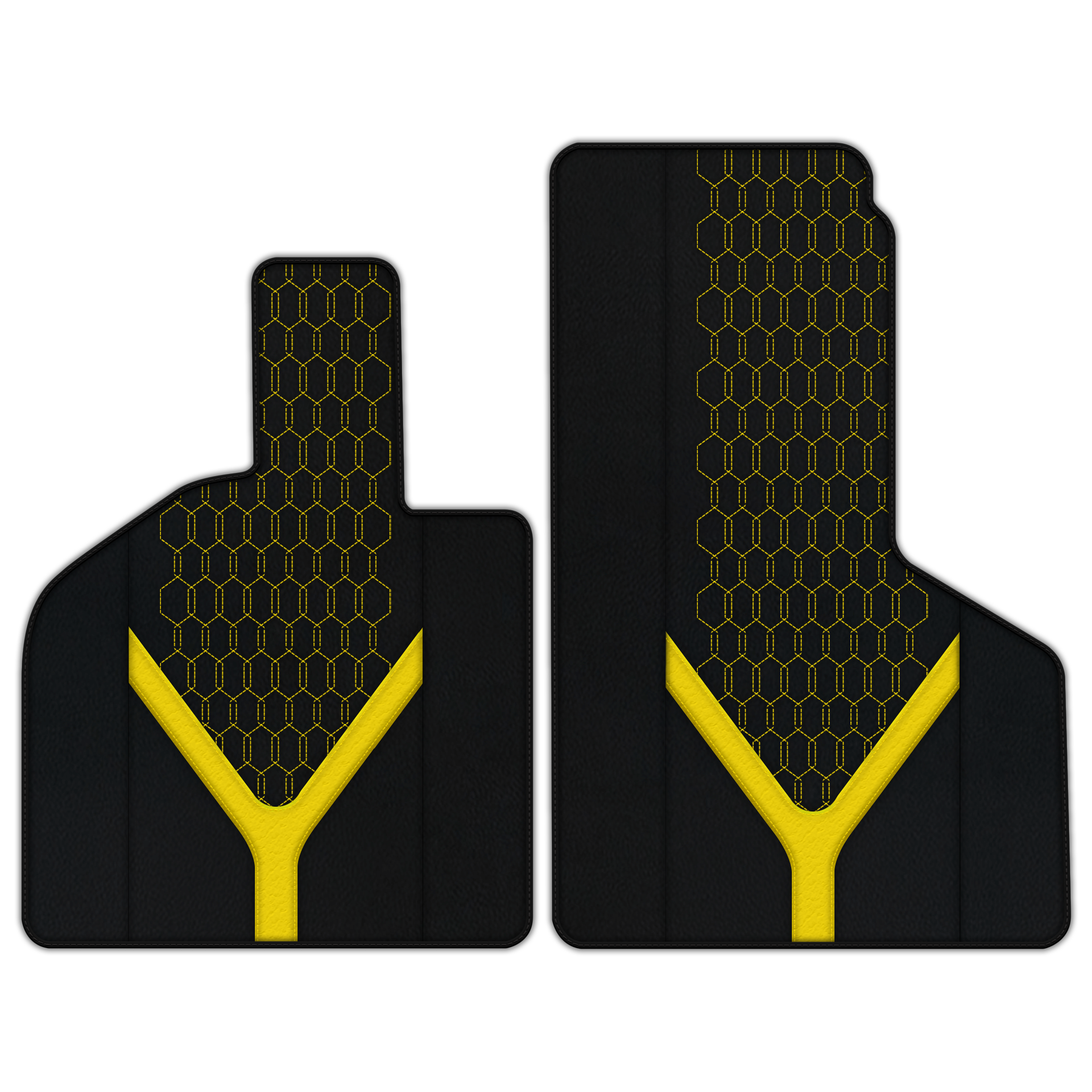 Custom Leather Floor Mats for Lamborghini Huracan STO - AW20 Pattern