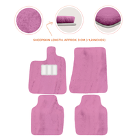 Premium Luxury Sheepskin Floor Mats for Ferrari Roma (2021-2024)