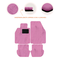 Premium Luxury Sheepskin Floor Mats for Porsche 911 (2004-2012)