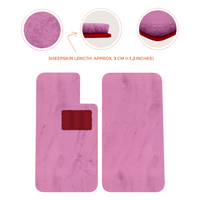 Premium Sheepskin Floor Mats for Aston Martin V8 Virage (1989-1995) Coupe