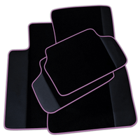 Black Floor Mats for BMW 2 Series Gran Tourer F46 (2015-2022) 7 Seats with Leather | Various Trim Colors