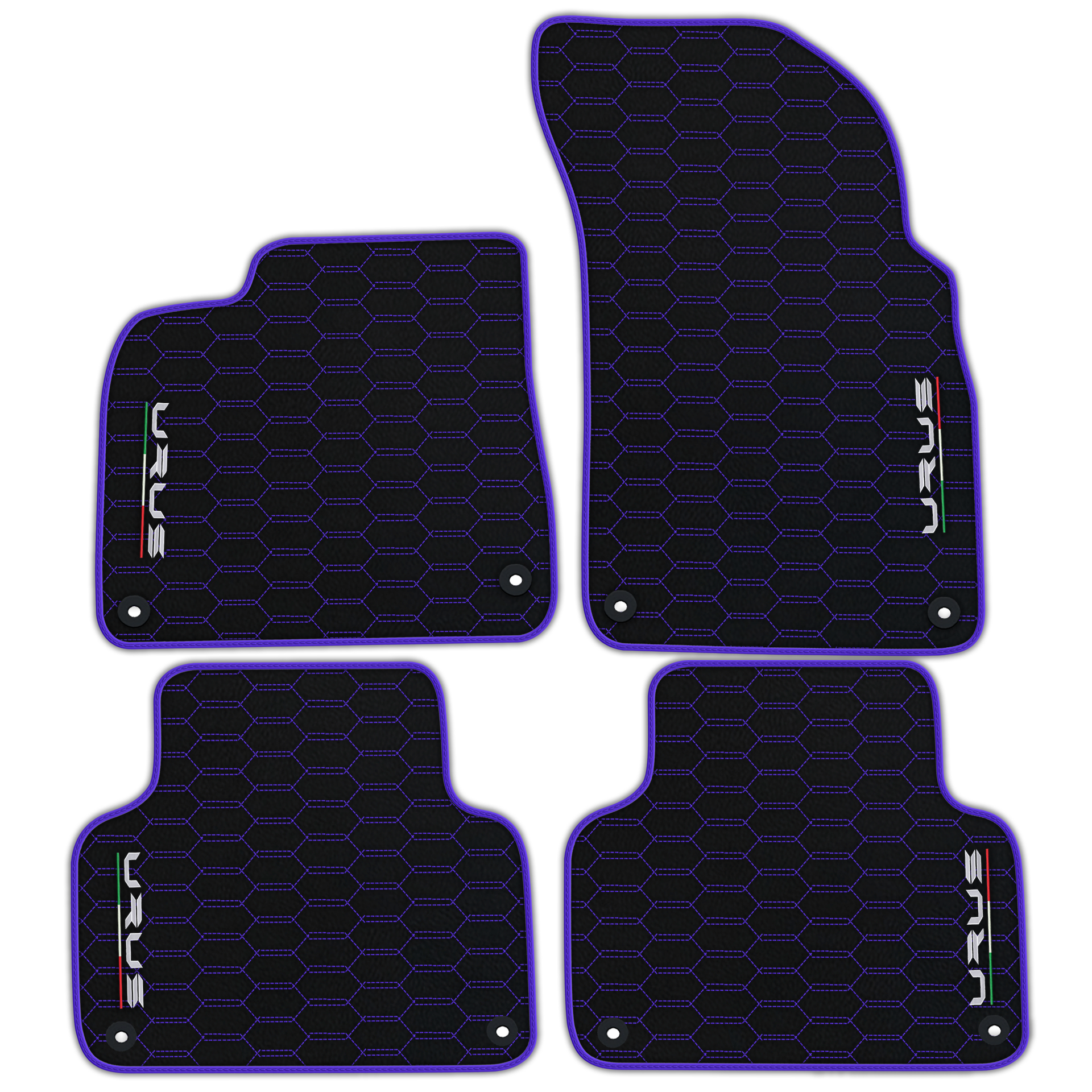 Tapis de voiture personnalisables pour Lamborghini Urus en bleu foncé - AutoWin.EU
