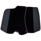 Custom Black Floor Mats For Ferrari Portofino (2018-2023) With Leather