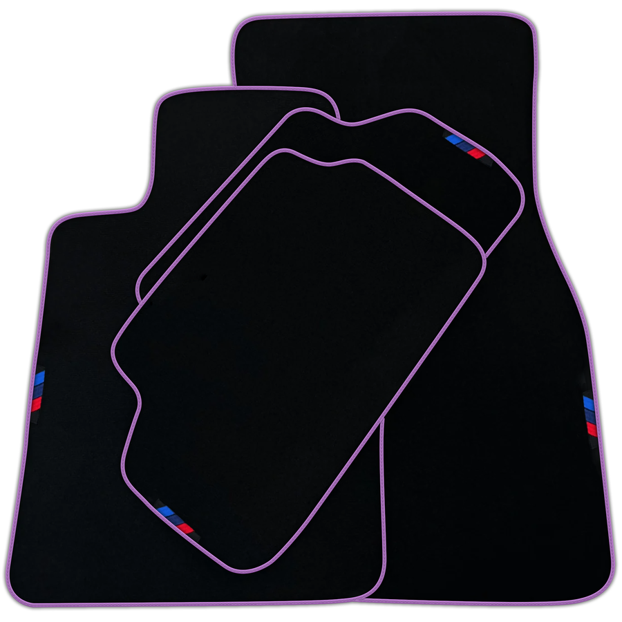 Black Mats For BMW Gran Tourer F46 (2015-2022) 5 Seats | Green Trim | Various Trim Colors