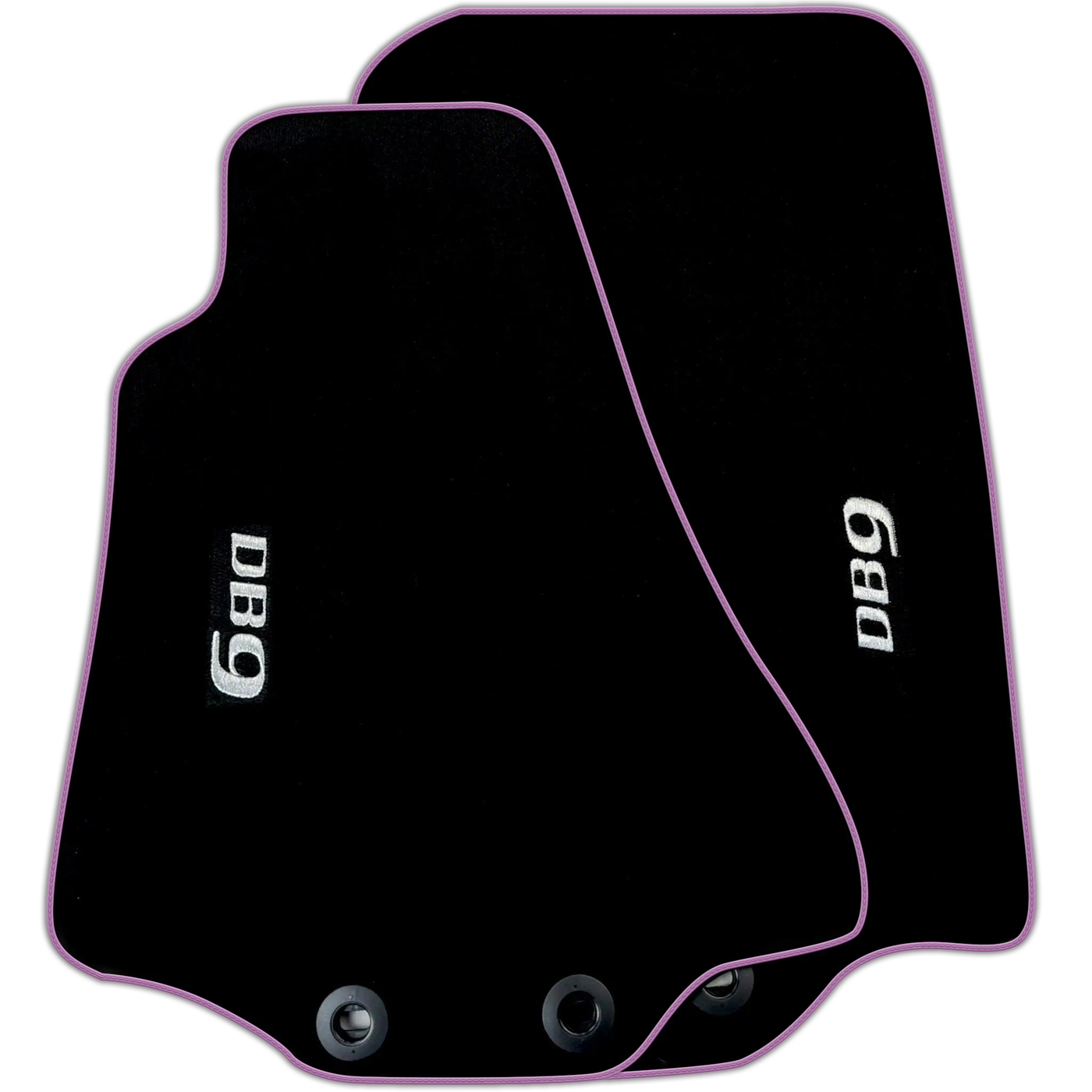 Black Floor Mats for Aston Martin DB9 Volante (2004-2016) Convertible Various Trim Colors