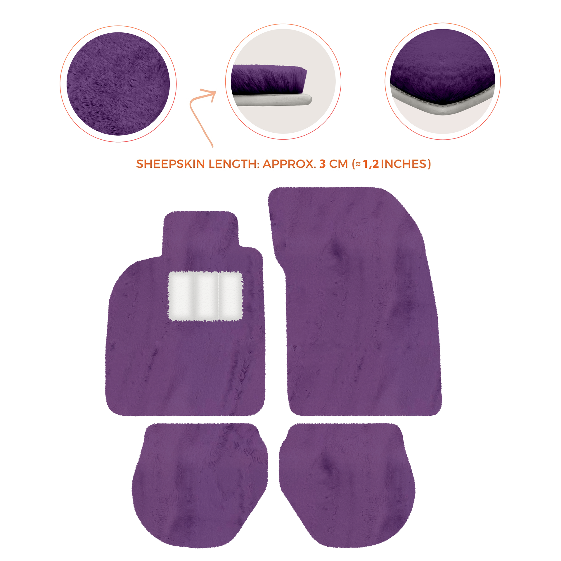 Tappetini auto in pelle personalizzabili con motivo a righe per Porsche 911 - 993 (1994-1998) - AutoWin