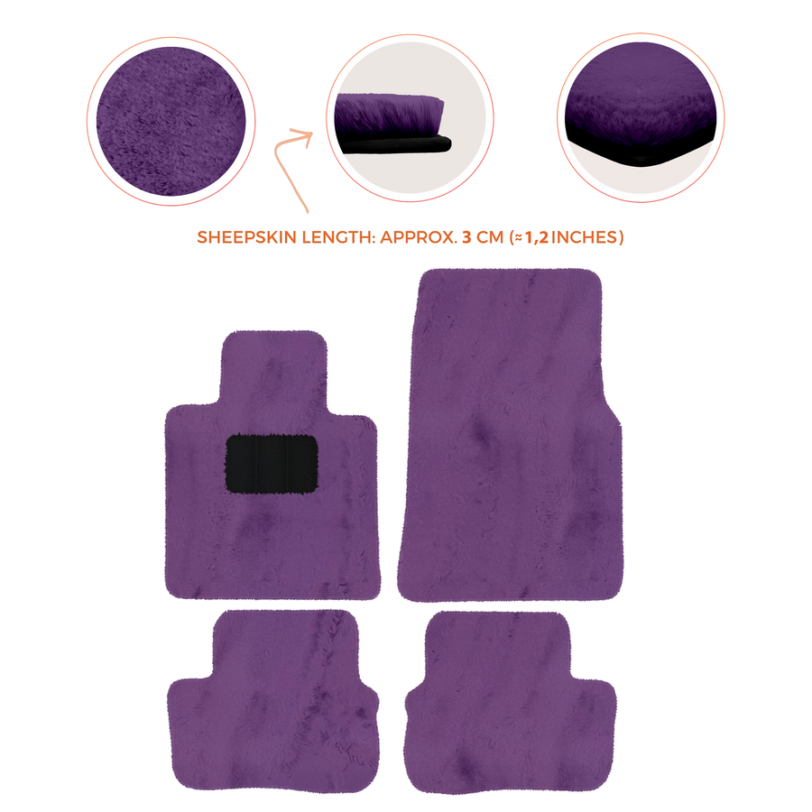 Premium Sheepskin Floor Mats for Rolls-Royce Cullinan (2018-2025)