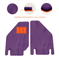 Premium Sheepskin Floor Mats for Ferrari Purosangue (2023-2024)