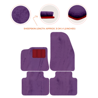 Premium Sheepskin Floor Mats for Porsche 987 Boxster (2005-2012)