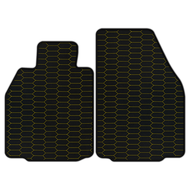 Customizable Leather Floor Mats with Raptor Hex Pattern for Porsche 911 GT3 RS (997) 4.0 (2011)