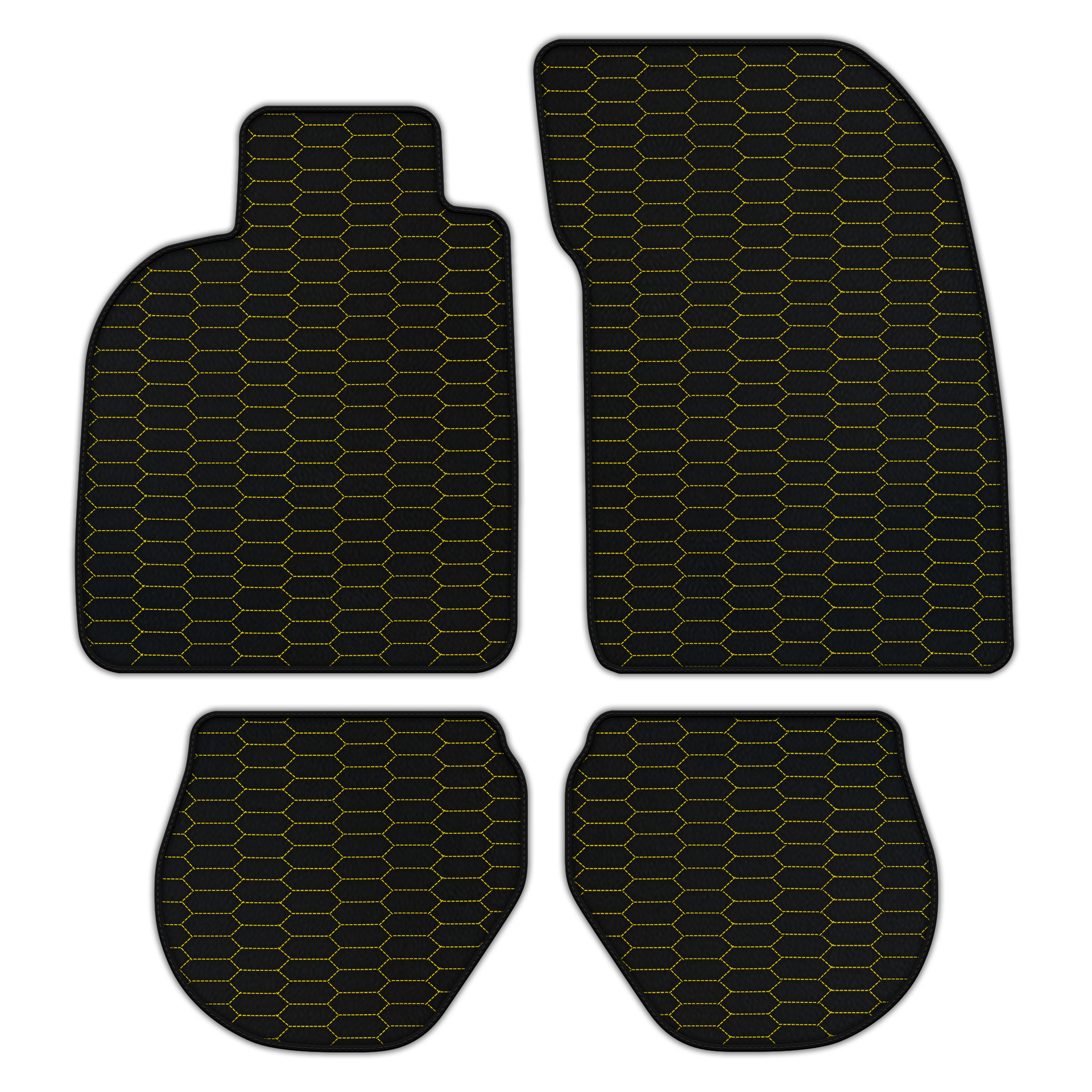 Premium Custom Leather Floor Mats for Porsche 911 - 993 (1994-1998)