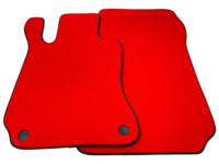Red Floor Mats For Mercedes-Benz SL R231 2012–2020 Black Trim - AutoWin