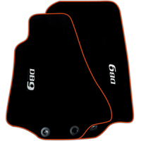 Black Floor Mats for Aston Martin DB9 Volante (2004-2016) Convertible Various Trim Colors
