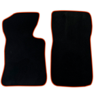 Custom Black Floor Mats for Chevrolet Corvette C2 (1963-1967) Black Trim