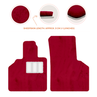 Premium Sheepskin Floor Mats for Lamborghini Aventador (2012-2022)