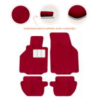 Premium Luxury Sheepskin Floor Mats for Ferrari Roma (2021-2024)