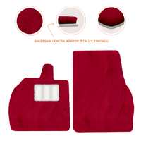 Luxury Sheepskin Floor Mats for Lamborghini Revuelto 2024-2025