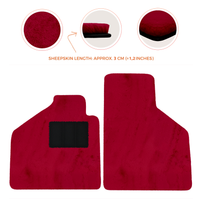 Premium Sheepskin Floor Mats for Lamborghini Aventador (2012-2022)