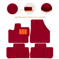 Premium Sheepskin Floor Mats for 2003-2007 Land Rover Freelander