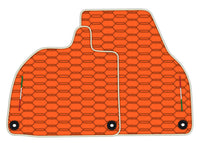 Orange Leather Floor Mats for Lamborghini Temerario (2025-2026)