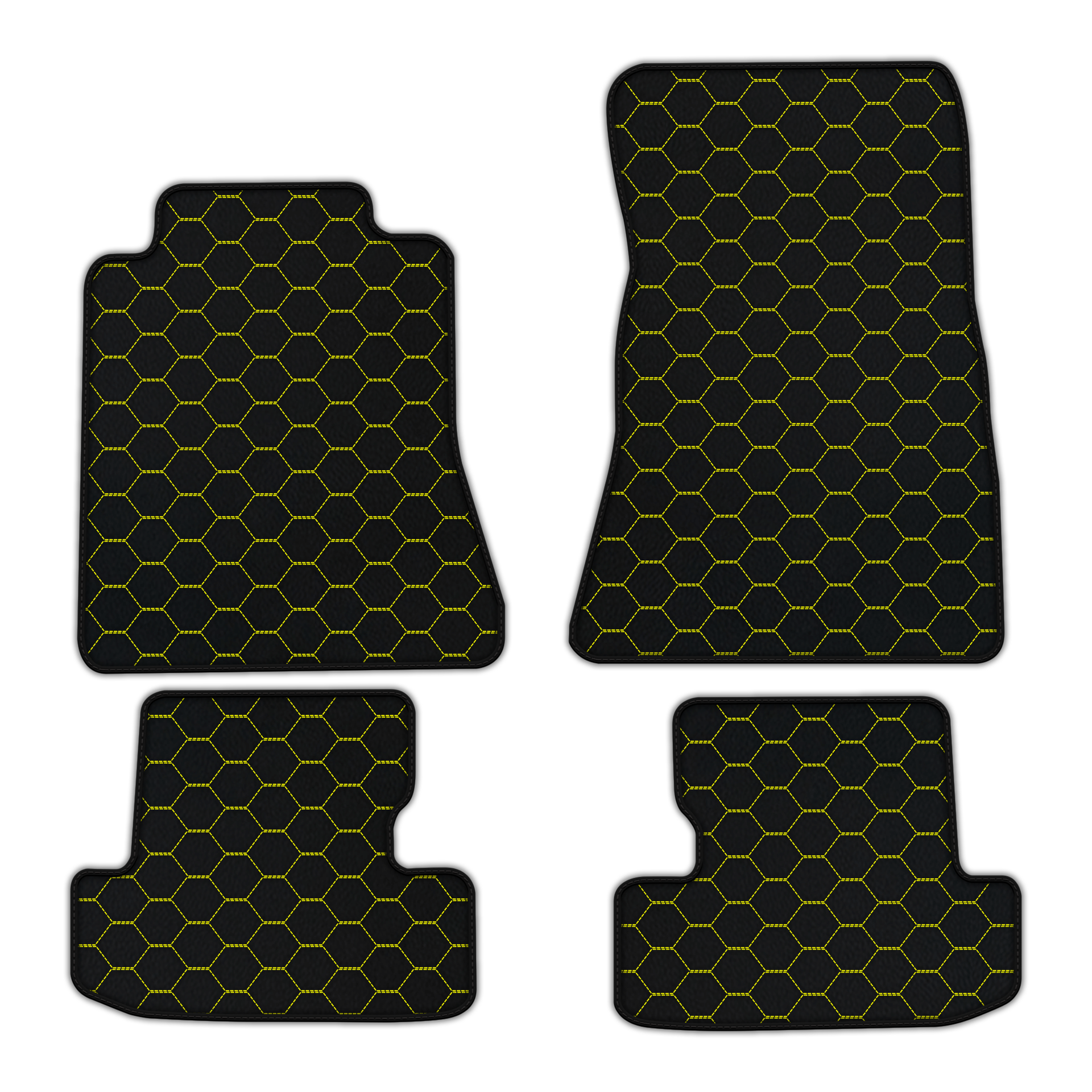 Premium Custom Leather Floor Mats for Ford Mustang VI (2015-2023)