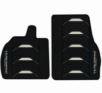 Orange Edition Leather Floor Mats for Lamborghini Temerario (2025-2026)