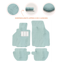 Premium Luxury Sheepskin Floor Mats for Ferrari Roma (2021-2024)