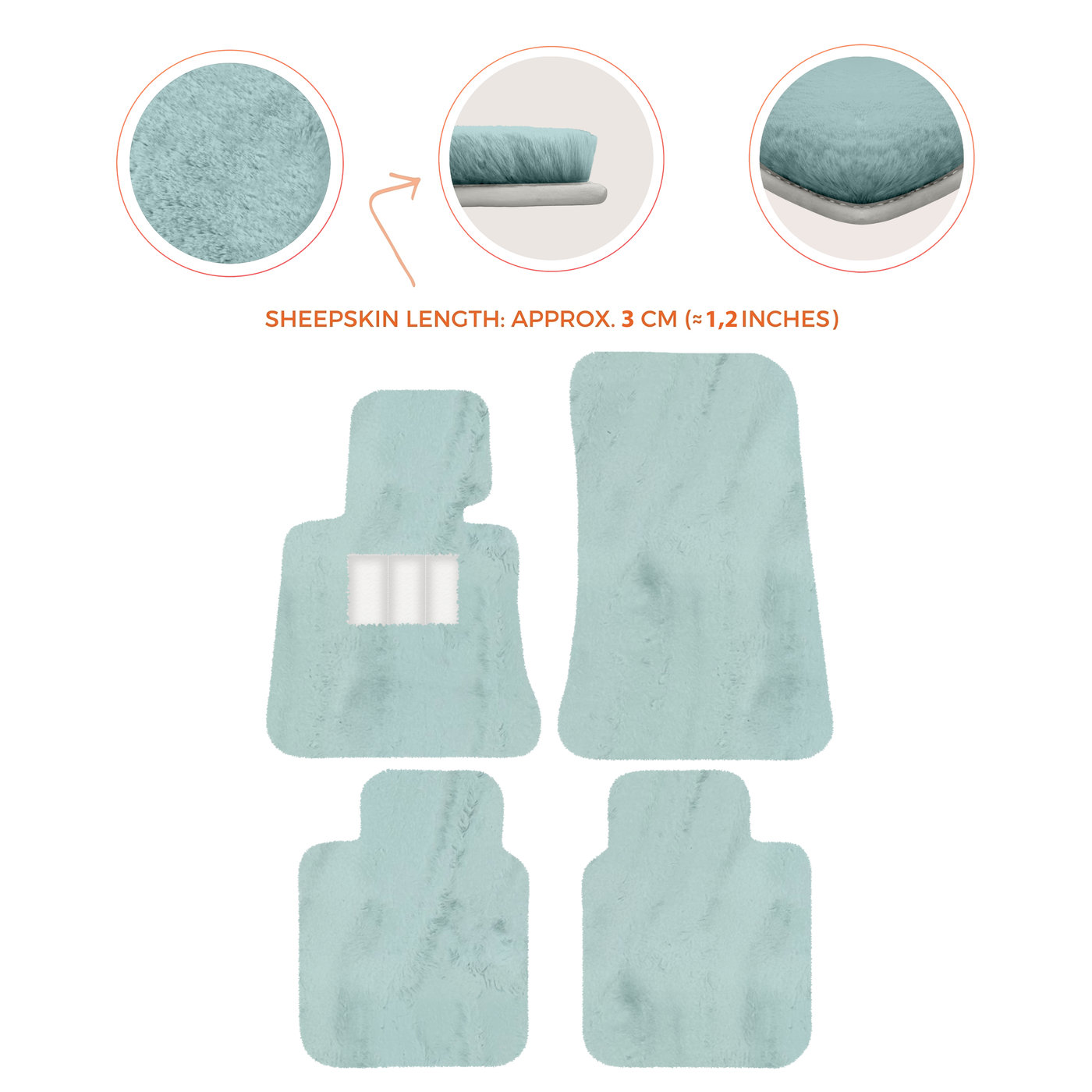 Luxury Sheepskin Floor Mats for Rolls-Royce Ghost Series I (2010-2014)