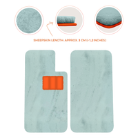 Premium Sheepskin Floor Mats for Aston Martin V8 Virage (1989-1995) Coupe